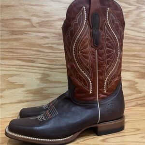 Alfa Western Cowboy Boots in Rich Brown